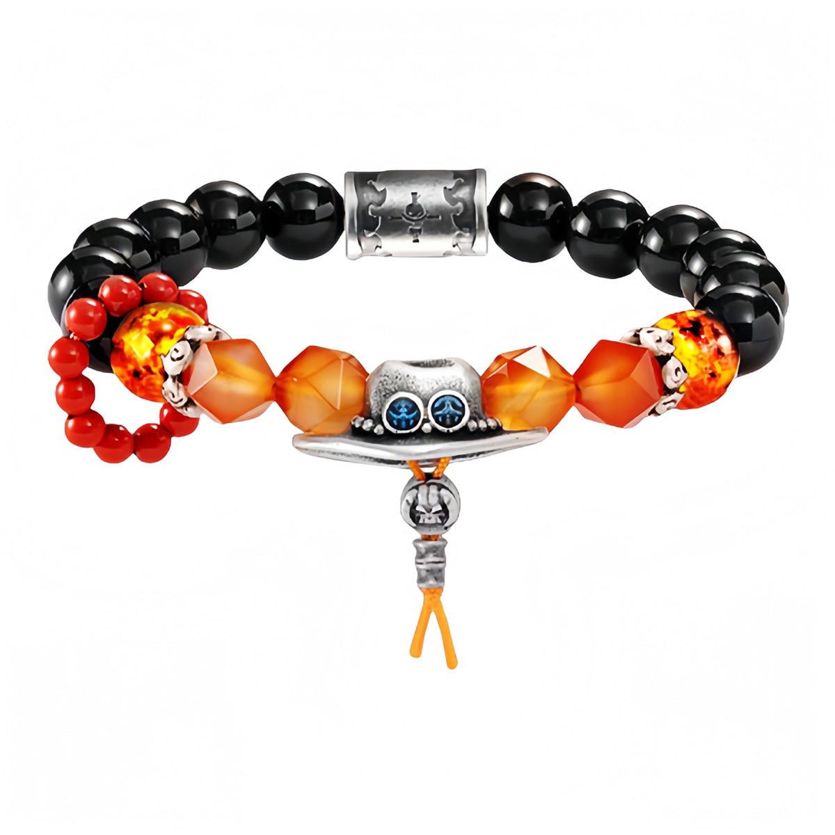 Luffy/Ace/Sabo Style Creative Bead Bracelet - A Collection Choice For Anime Lovers